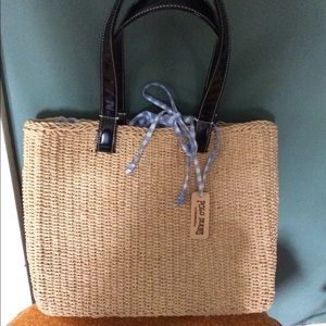 Polo jeans co. Ralph Lauren straw tote